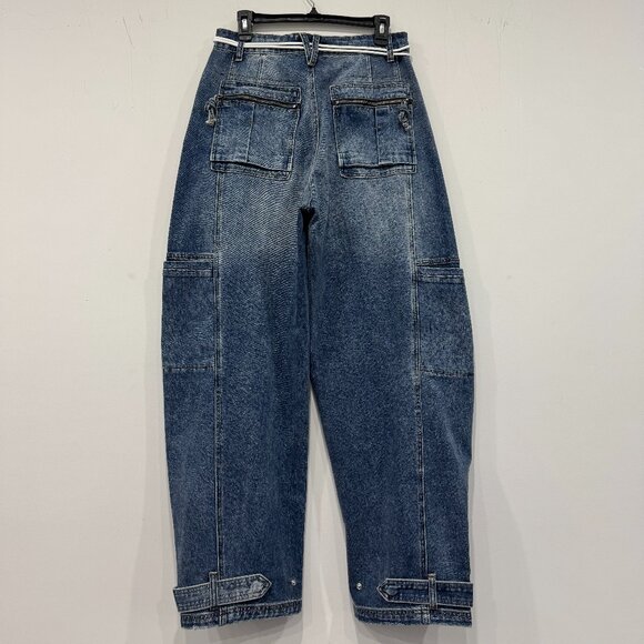 VBRT Barrel Baggy Jeans With Draw String NWT, Size 9 - Picture 4 of 17